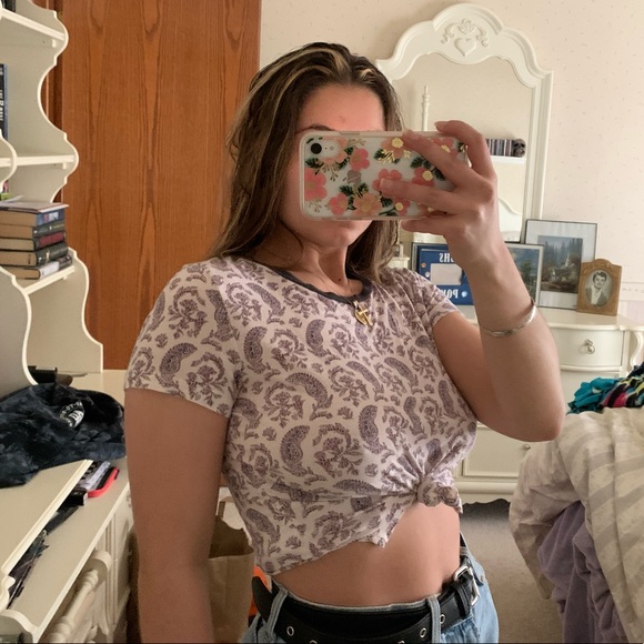 Paisley crop top - Picture 4 of 4